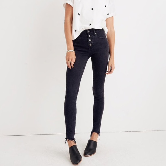 Madewell Denim - Madewell 9" Skinny Jeans in Berkeley Black in EUC